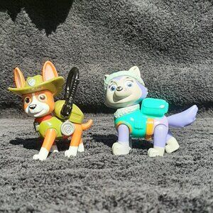 Paw Patrol Tracker and Everest Figures (2)